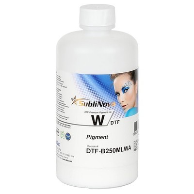 DTF (Direct To Film) White Ink 250ml Bottle for Epson Print Head Printers
