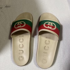 Gucci - Mens logo Sliders size 10 uk 