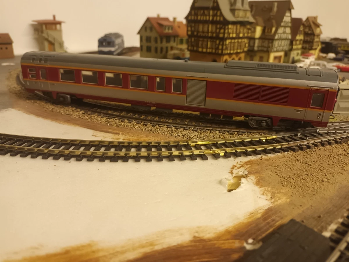 Lot De 5 Caisses De Wagons Voyageurs Jouef - Occasion Bon État - Train Miniature