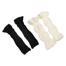Women Arm Warmers Knit Wrist Warmers for Typing Driving Cosplay Women Adult
