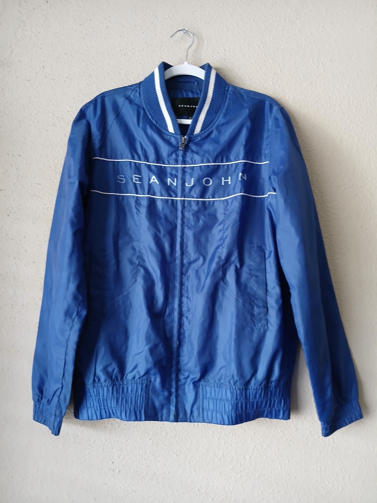 Sean John Mens Large Zip-Up Jacket 90s Hip Hop Streetwear Diddy Style