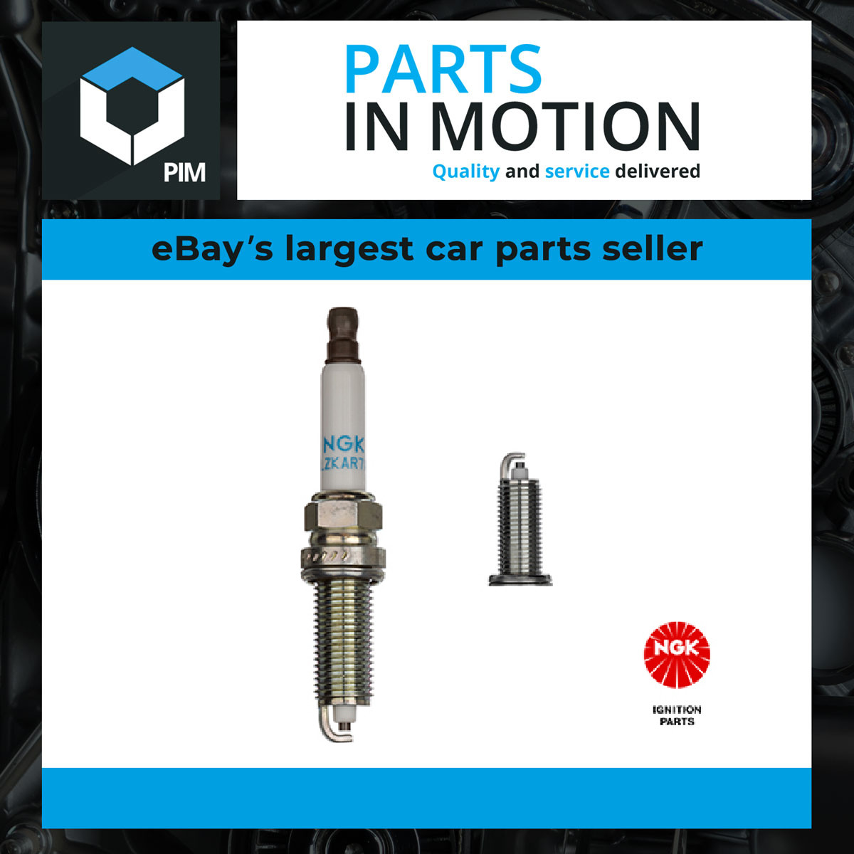 1x NGK LZKR6B-10E 1578 Standard Spark Plug - Image 36