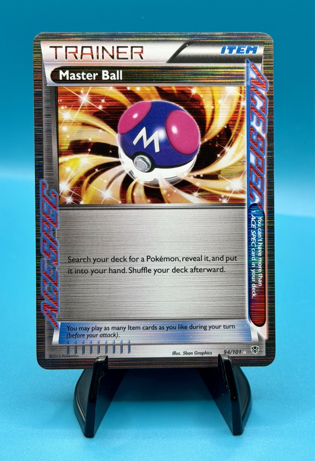 Pokemon TCG Master Ball 94/101 Plasma Blast ACE SPEC