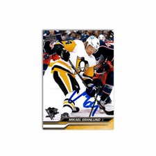 Mikael Granlund Autographed Pittsburgh Penguins 2023-24 Series 1 Hockey Card