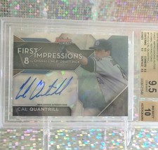 2016 Bowmans Best First Impressions Auto Refractor/25 Cal Quantrill Gem Mint 10
