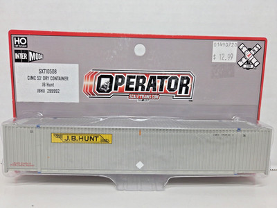 Scale Trains HO Scale 53' CIMC Dry Container J.B. Hunt SXT10508 NEW