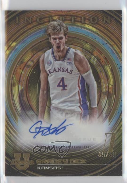 2022-23 Bowman Inception University Blue Foil 45/99 Gradey Dick #BIA-GD Auto