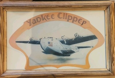 Airplane ~Yankee Clipper Jr-Lb Lawrence Pan American Airways Matted Framed Print