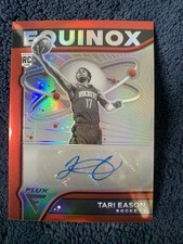 2022-23 Panini Flux TARI EASON AUTO RED 03/35