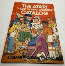 Atari 2600 Video Computer System Catalog Book Booklet 1980 Vintage
