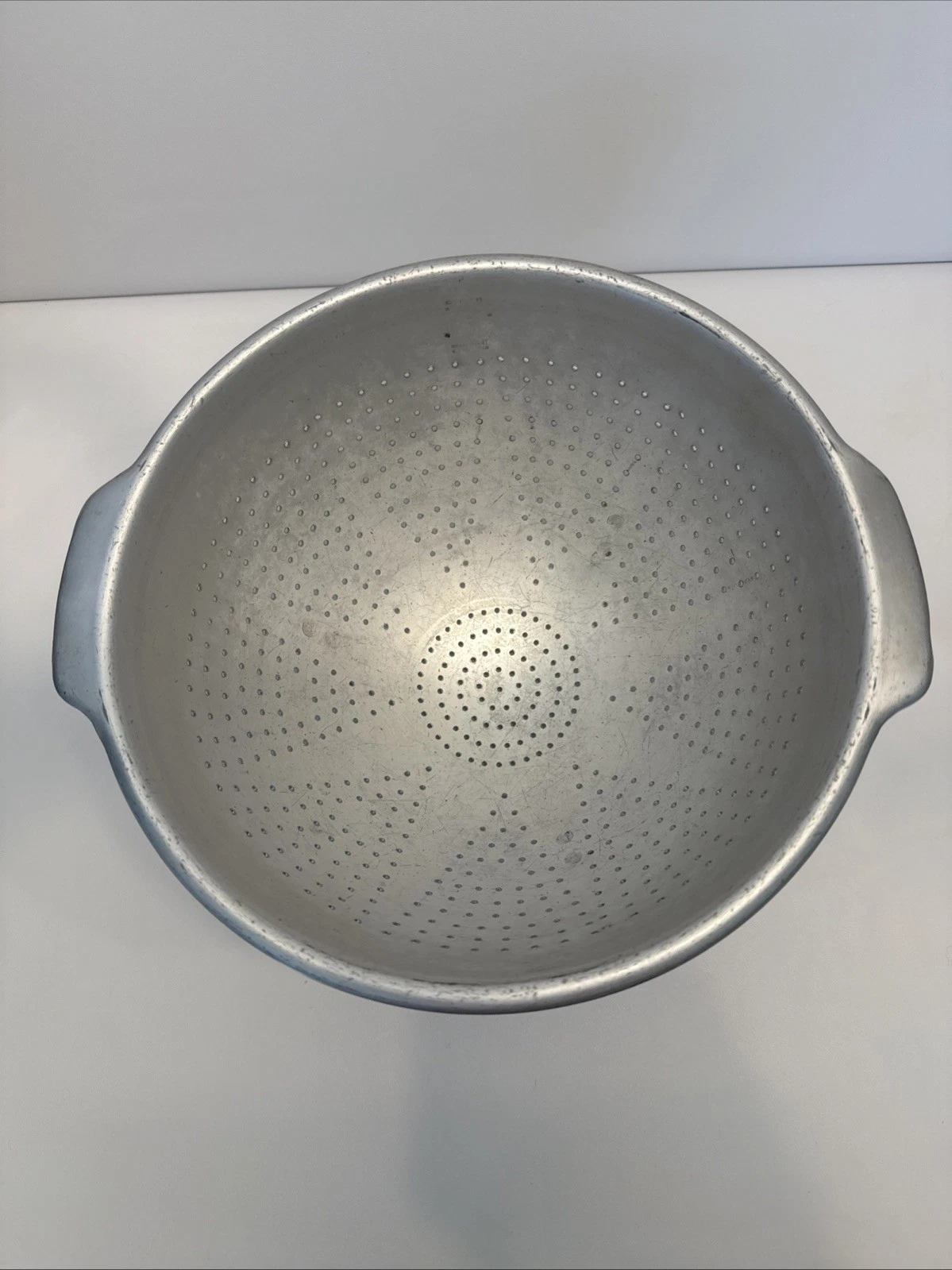 Vintage Wear Ever Colander #3123 Aluminum Footed Strainer Star Rustic Farmhouse