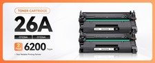 26A/CF226A Black Toner Cartridge 2-Pack Total of 6200 Pages
