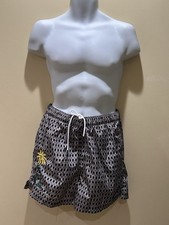 Men  s Swim Trunks Size M Elastic Waist Mesh Liner Drawstring