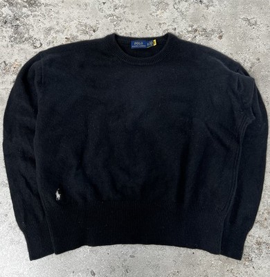 Polo Ralph Lauren Pullover Schwarz L Kindergröße   Top Zustand