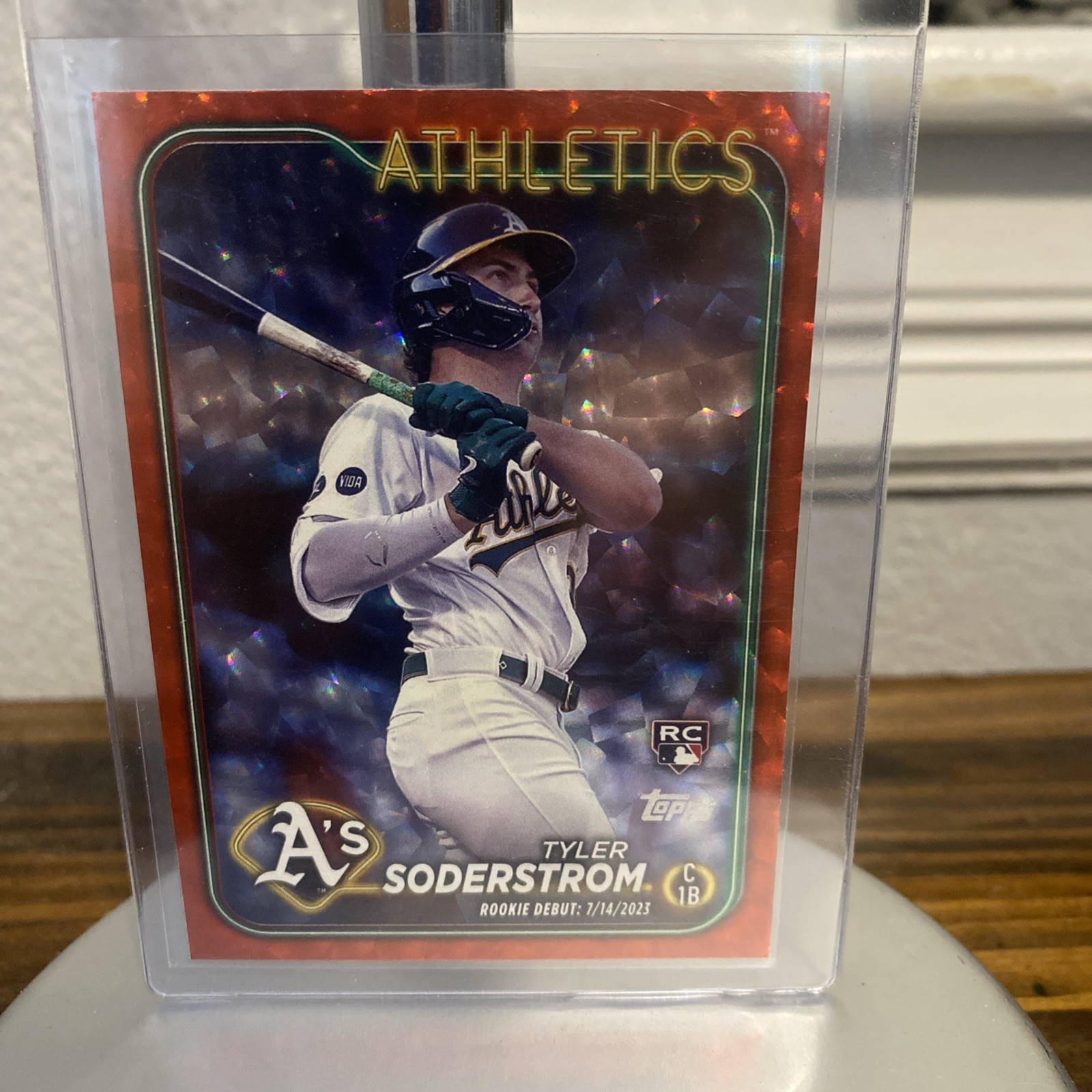 2024 Topps Update Rookie Debut Tyler Soderstrom #US116 Red Foilboard /199