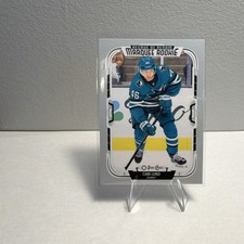 O-Pee-Chee 2025-26 Marquee Rookie Cam Lund #555 San Jose Sharks Hockey Card. rookie card picture