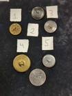 Lot Of 5 Floral Buttons All Different In Design — photo 4