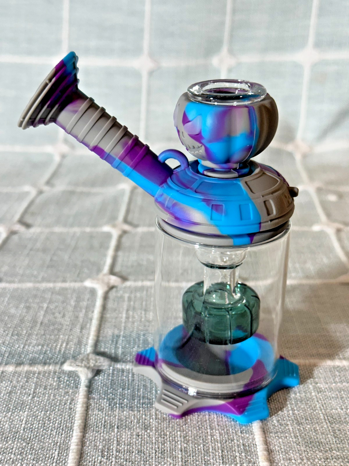 5in Silicone Hookah Smoking Bong Shisha Water Pipe Glass Bowl