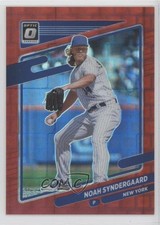 2021 Panini Donruss Optic Red Pandora Prizm 56/99 Noah Syndergaard #107 0j8f