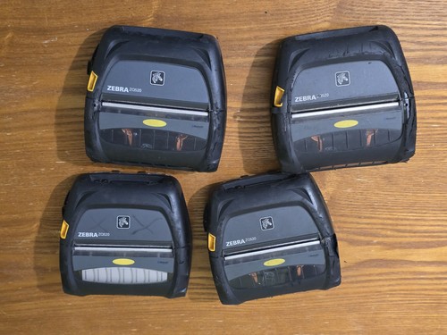 4 Zebra ZQ520 4'' Black Direct Thermal Receipt Printers - 第 1/2 張圖片