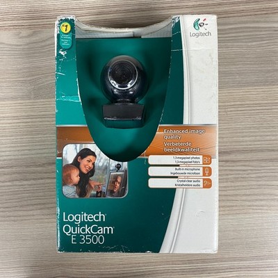 Versiegelte Logitech QuickCam E3500 PC Webcam Windows Kamera Zubehör 2008