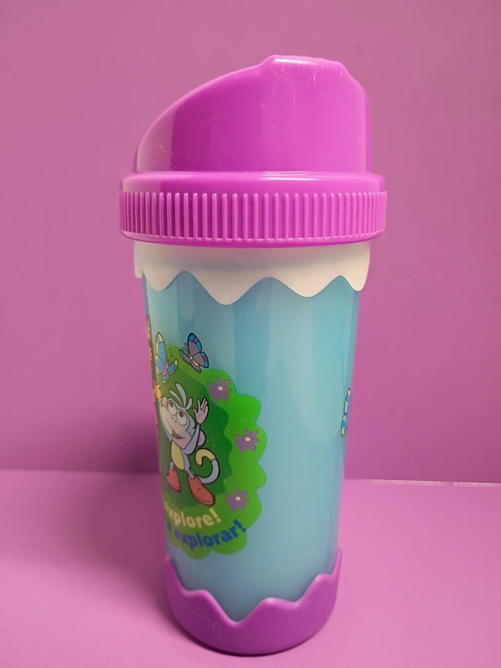 Taza Munchkin Dora The Explorer 2003 para sorber 10 oz/296 ml ¡¡Rara y difícil de encontrar!!! Foto 3 de 4