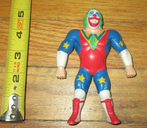 1996 WWF WWE Just Toys Doink the Clown bendie Wres...