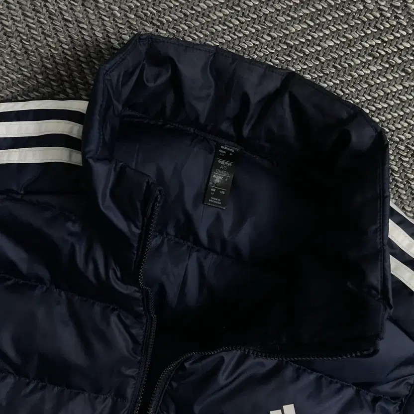 Adidas Essential Lightweight Down Puffer Vest Nav… - image 1