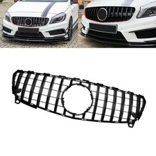 Für Mercedes A-Klasse W176 2015-18 Facelift Front GT Gitter Kühlergrill Schwarz Für Mercedes A-Klasse W176 2015-18 Facelift Front GT Gitter Kühlergrill Schwarz