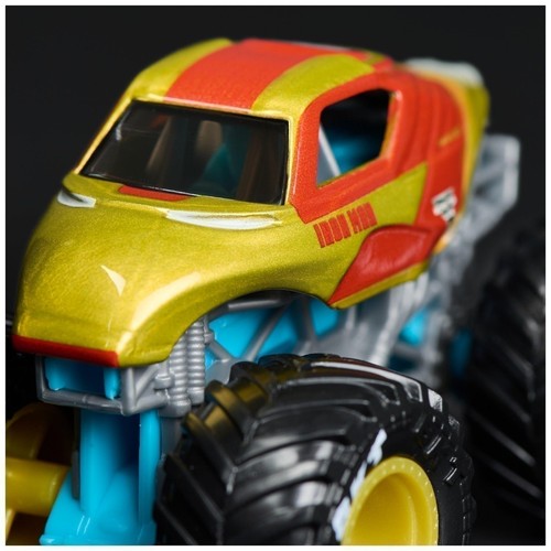 Monster Jam Marvel Iron Man Vs. War Machine Die-Cast Monster Trucks 1:64 Scale - Picture 5 of 9