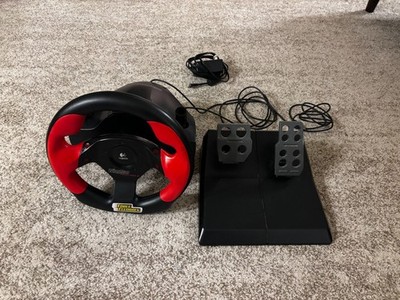 Logitech WingMan Formula Force GP Force Feedback Steering Wheel & Pedals
