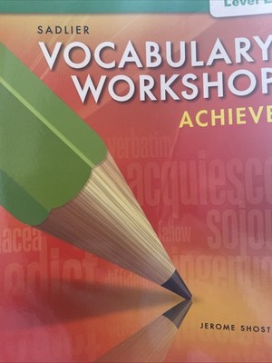 Vocabulary Workshop Achieve Level E Grade 10 - Paperback