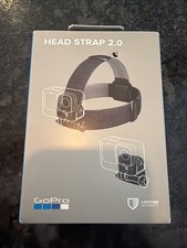 GoPro Head Strap 2.0 Adjustable Black Fabric Clip Mount for HERO Cameras