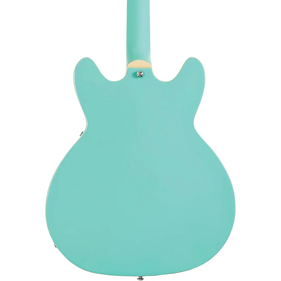 Guitarra Eléctrica Hagstrom Viking Edición Limitada Semi-Hueca Azul Cielo Envejecido Foto 2 de 4