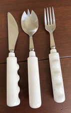 Adaptive Kitchen Utensils Silverware Comfort Grip Fork Spoon Knife FREE SHIPPING