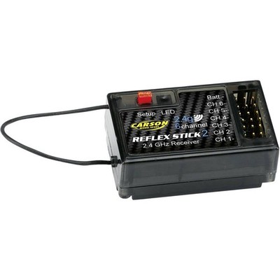 Carson Modellsport Reflex Stick 2 6-Kanal Empfänger 2,4 GHz Stecksystem Graupner