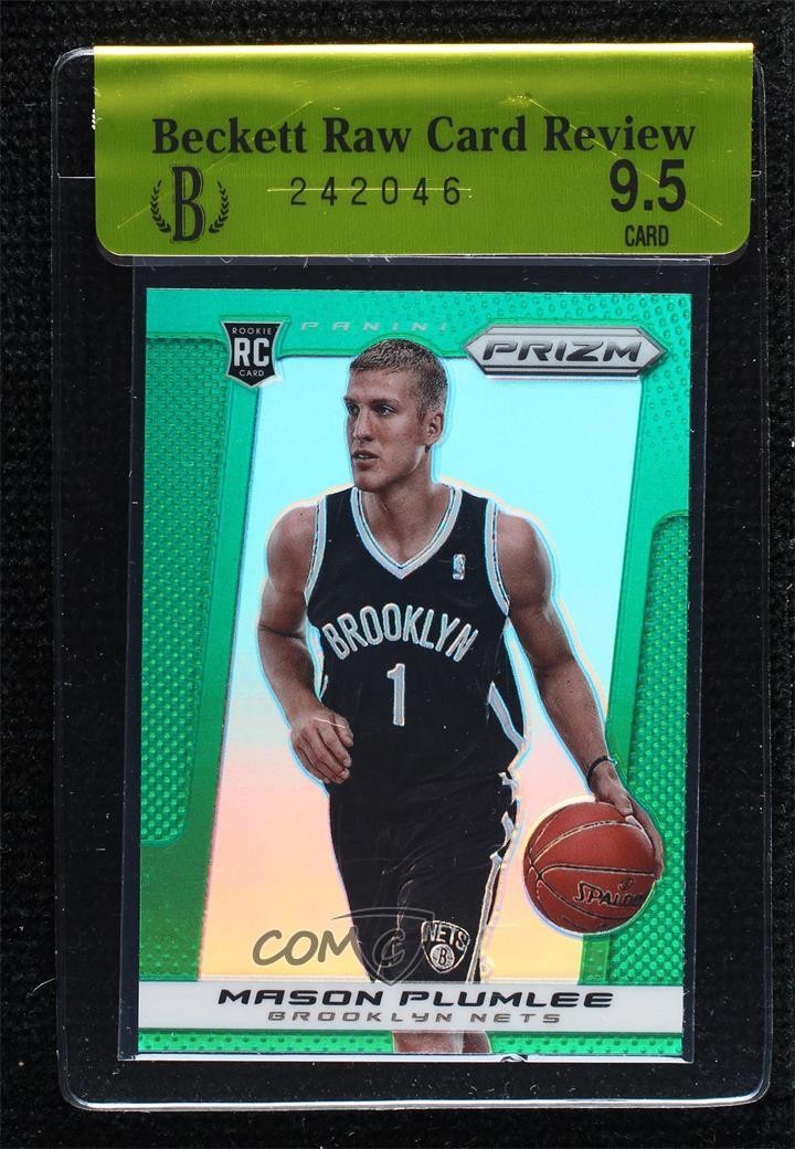2013-14 Panini Prizm Retail Green Prizm Mason Plumlee #288 3c7
