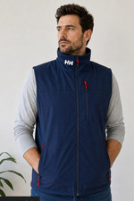 Helly Hansen Mens Navy Softshell  Vest Full Z...