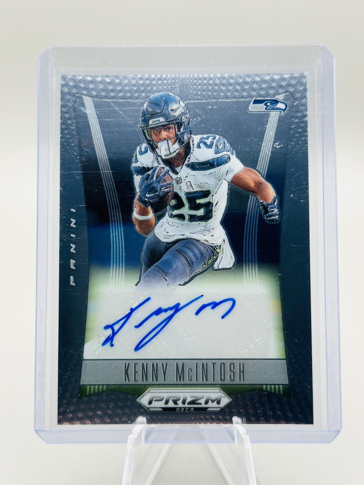 2024 Panini Prizm Deca Kenny McIntosh Signatures Seattle Seahawks #S-KMH