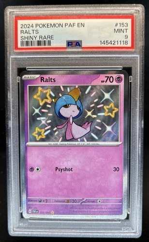 2024 Pokemon Paldean Fates Ralts #153/091 PSA 9