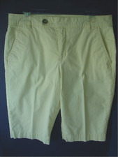 Women's Bandolino 12 Yellow Bermuda shorts 13.5" inseam 11" rise 34" Band- 97/3
