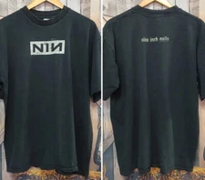 Nine Inch Nails Rock band 2 side 1998 Trent Reznor Band T-shirt NH18768