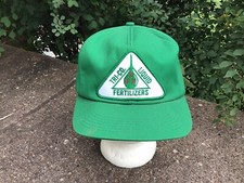 Vtg Trucker Hat K Products Patch Fertilzer Farm Seed Agriculture Snapback USA