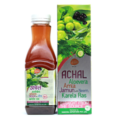 Basic Ayurveda Mix Herbal Juice Immunity  Gooseberry java Plum 500ml, 1 Bottle