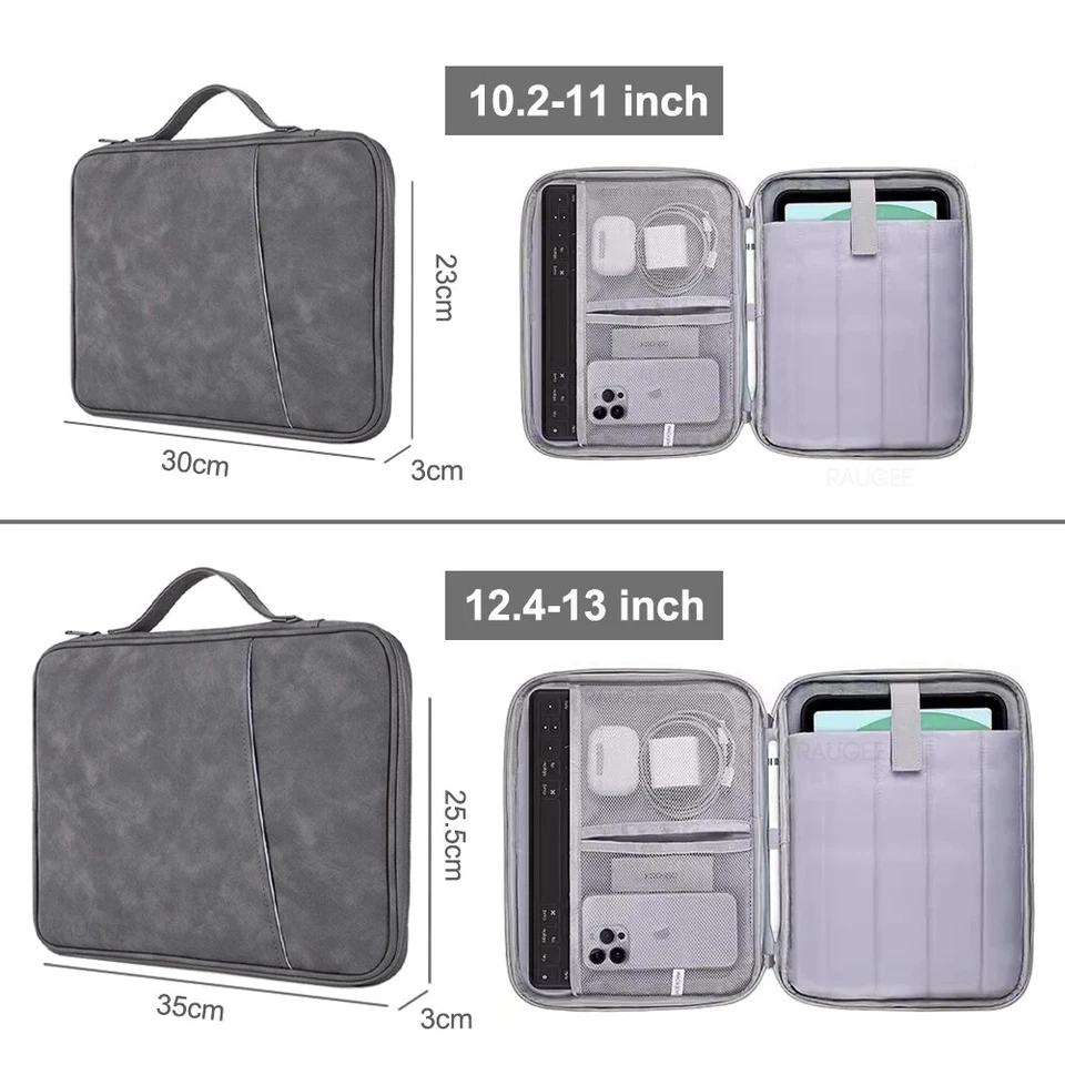 Tablet Sleeve Bag For iPad Pro 12.9 Air 11 13 inch 2024 Pouch Case For iPad 7 8 - Image 2 of 4