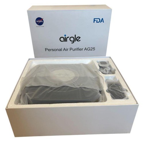 Airgle AG25 Personal Air Purifier Size 241 x 241 x 70mm Titanium Pro UV Module - Picture 2 of 7