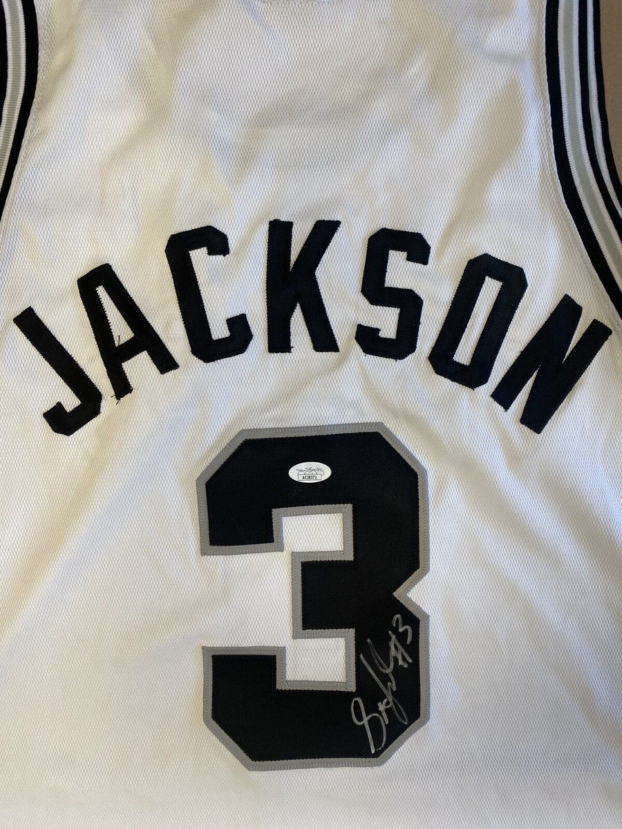 Stephen Jackson Signed Nike Authentic Jersey San Antonio Spurs Sz