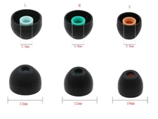 Sony Headphone Replacement Earbud Tips Ear In-ear Earphone Silicone(2 Sets of 8)