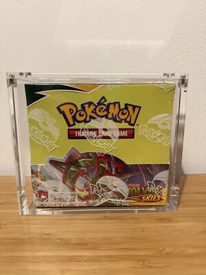 Pokemon Evolving Skies Booster Box- Factory Sealed with Acrylic Case | eBay