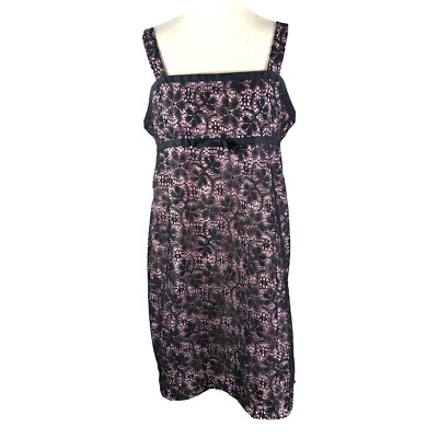 Motherhood Maternity Dress Size L Pink Black Lace Overlay Sleeveless Tie Back | eBay Motherhood Maternity Dress Size L Pink Black Lace Overlay Sleeveless Tie Back | eBay